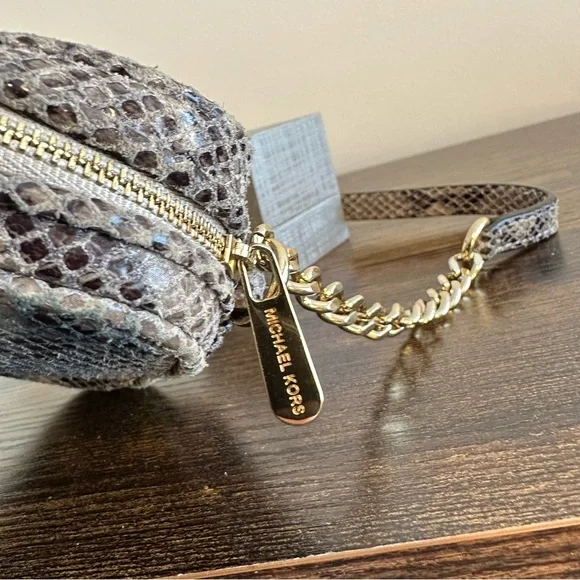 Michael Kors Mini Python Crossbody Hamilton Bag - Picture 8 of 10